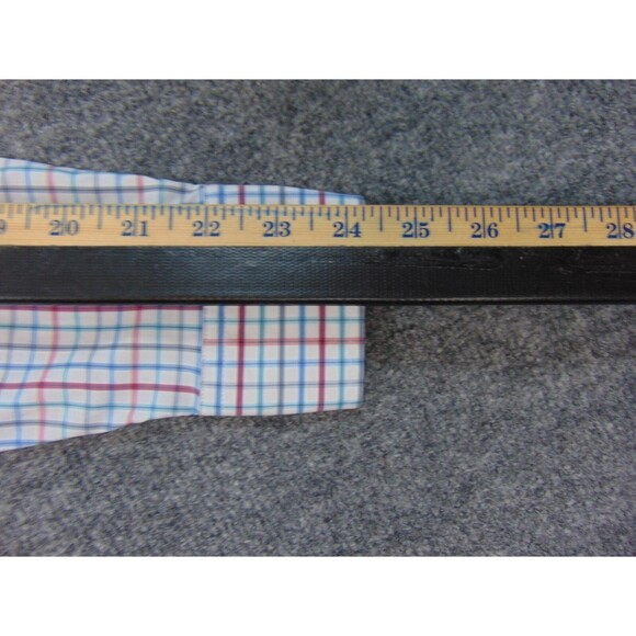 Johnnie O Shirt Mens 16x24 Red Blue Plaid Casual Prep-Formance Performance - Picture 5 of 8